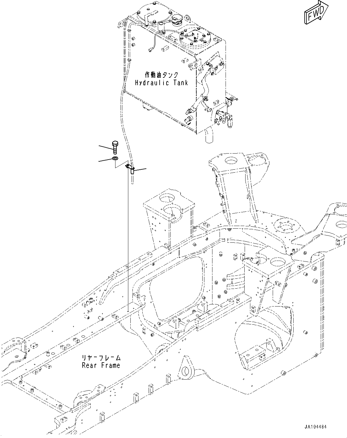 Направляющая 421-60-75481 KOMATSU