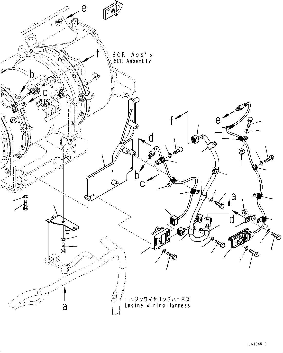 Жгут проводов 425-06-52161 KOMATSU