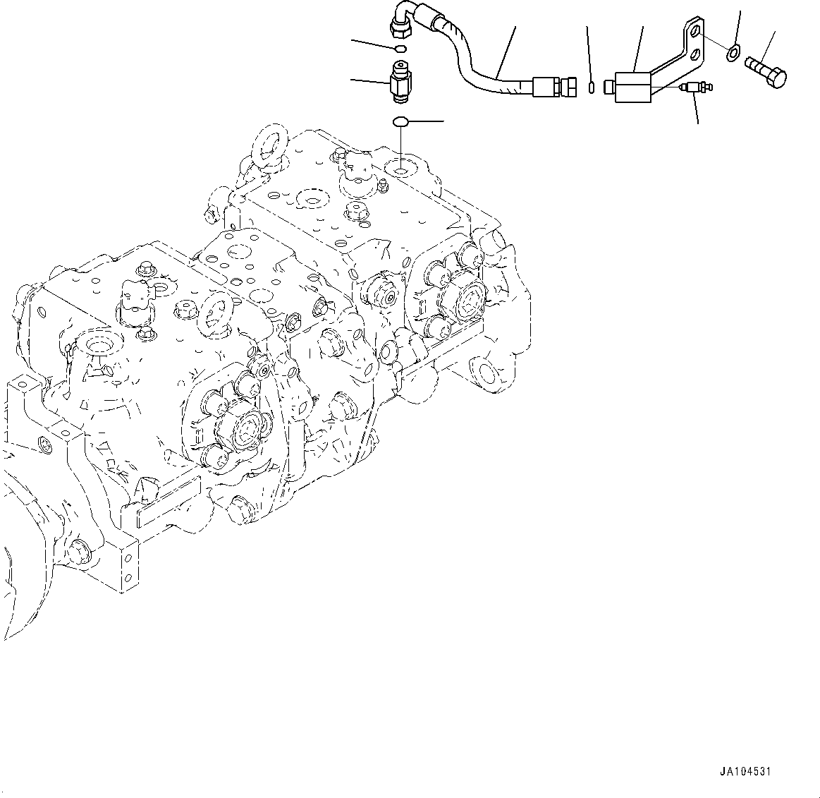 Кронштейн 421-62-71731 KOMATSU