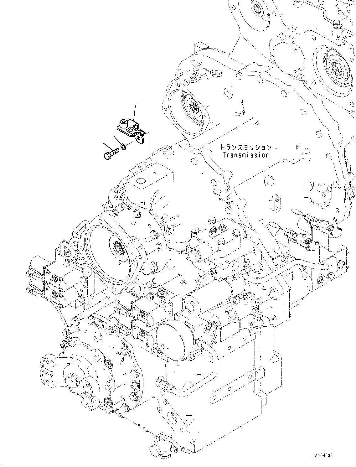 Кронштейн 714-07-75830 KOMATSU