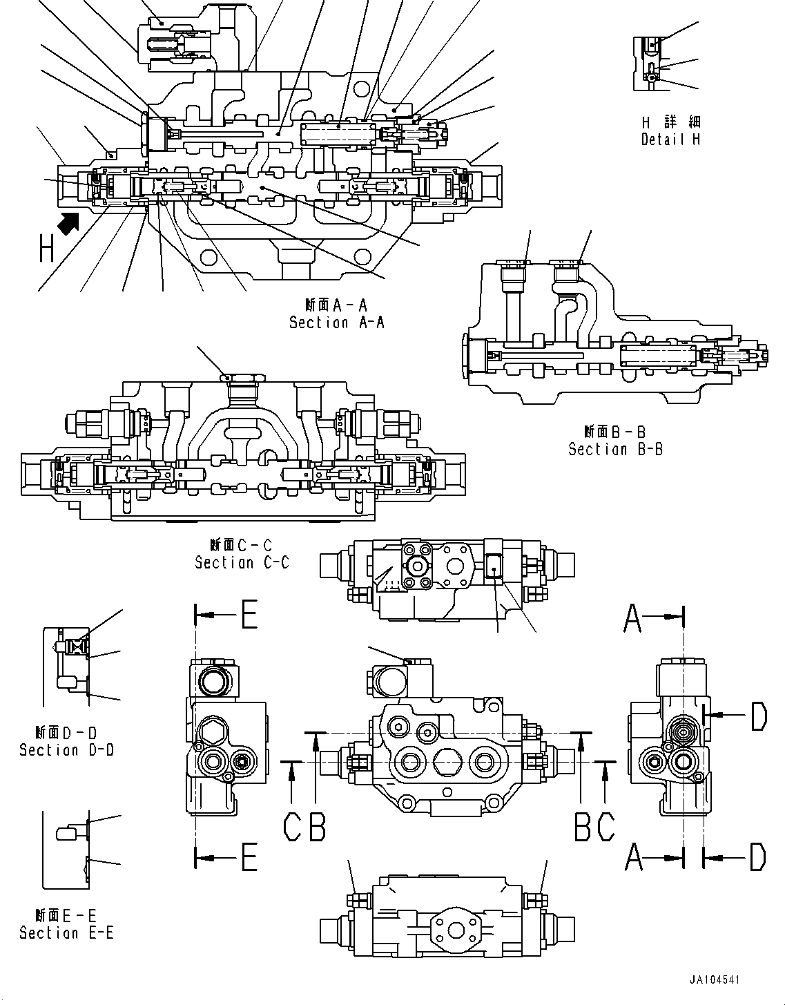 Золотник KBC0111-50164 KOMATSU
