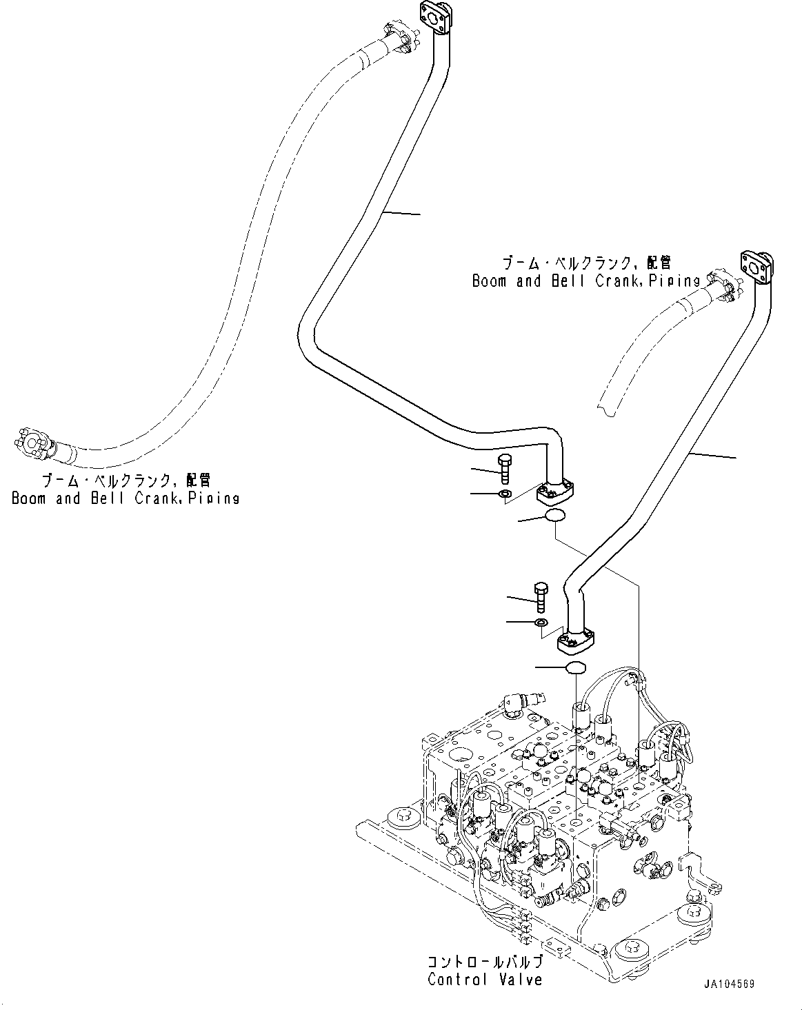 Трубка 421-877-7511 KOMATSU