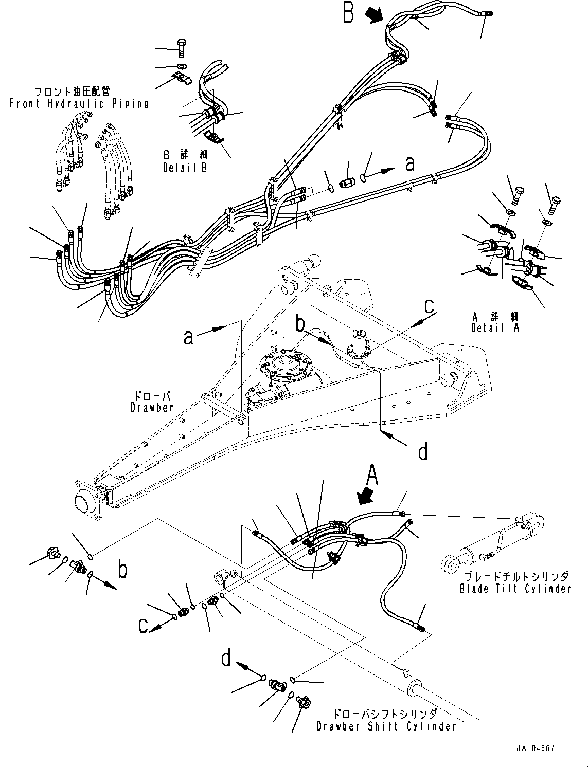 Шланг 23B-60-93641 KOMATSU