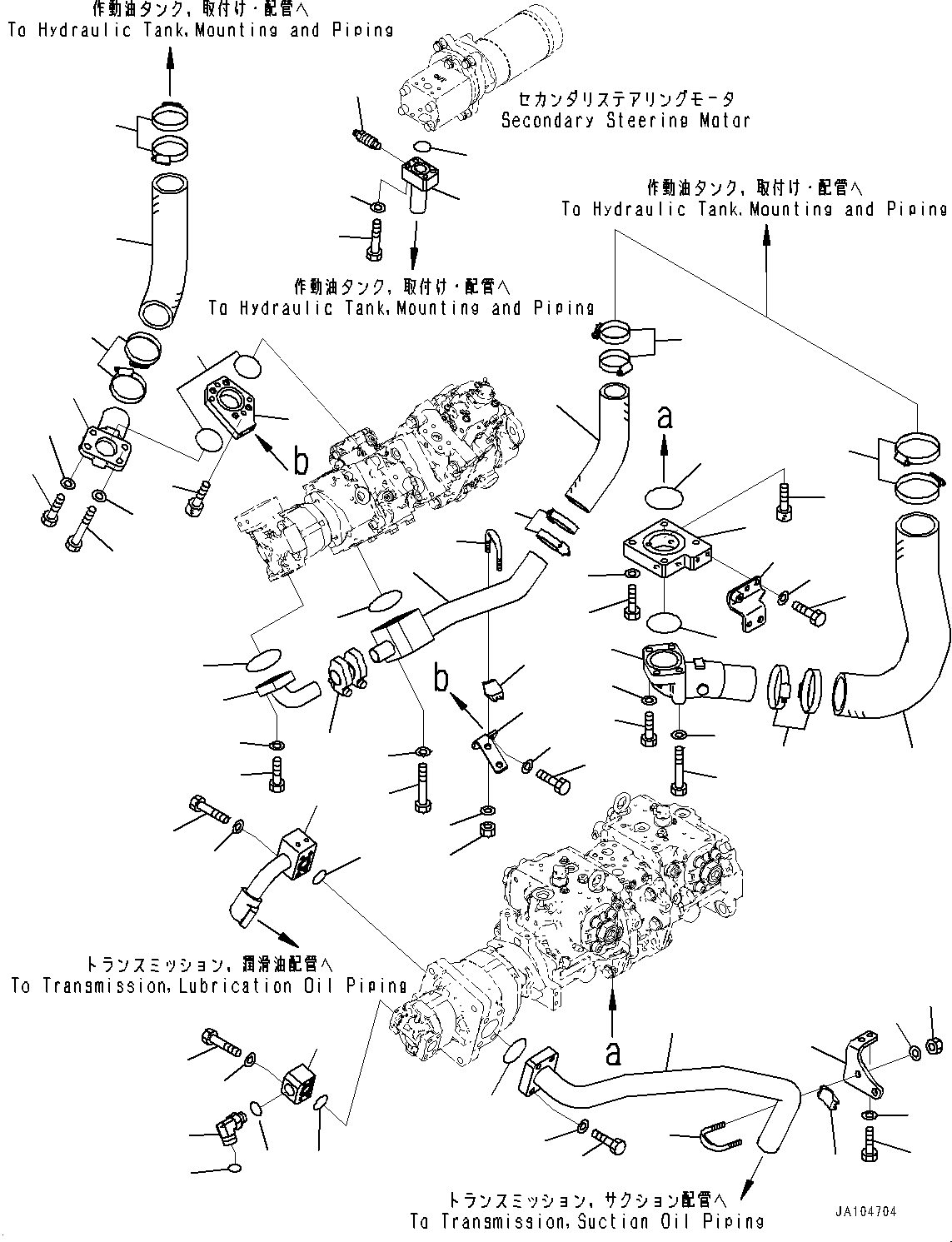 Трубка 421-62-71141 KOMATSU