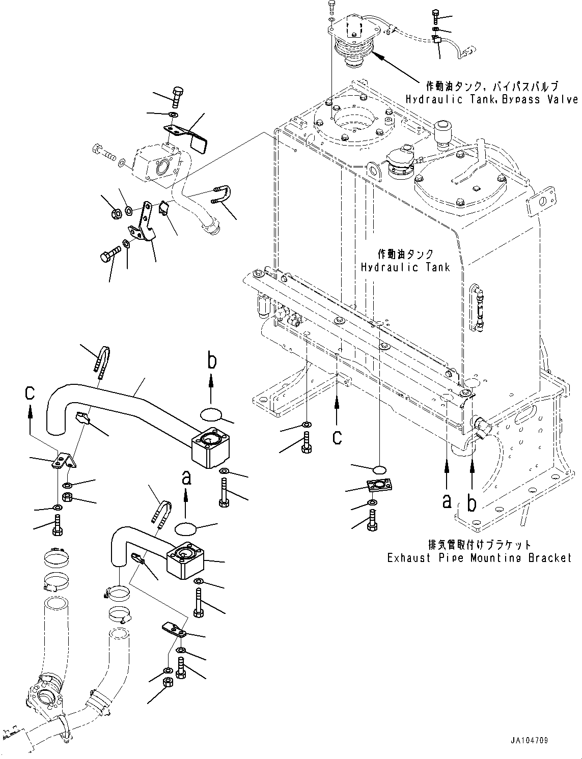 Трубка 421-62-75471 KOMATSU