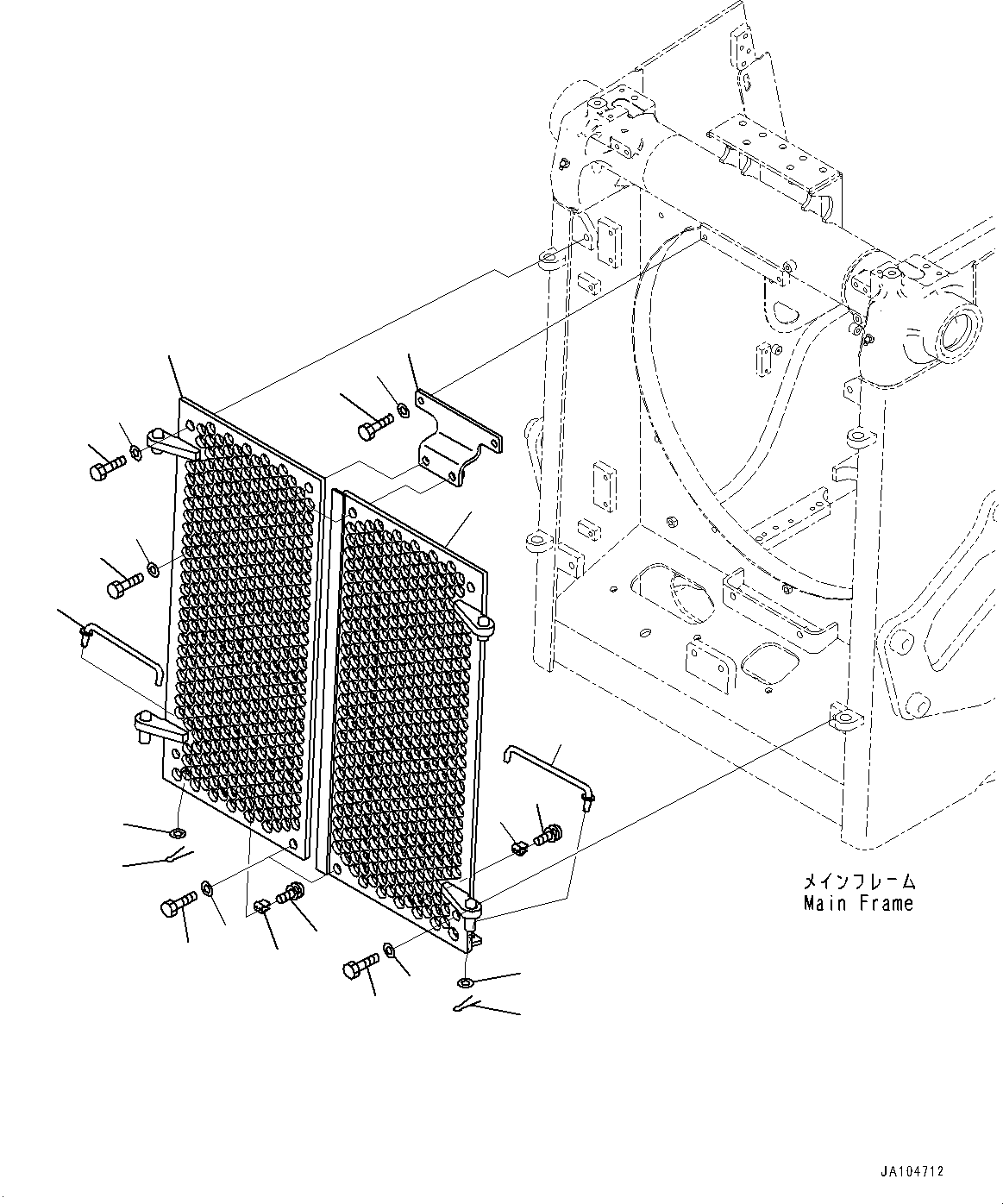 Mask 14X-54-71680 KOMATSU