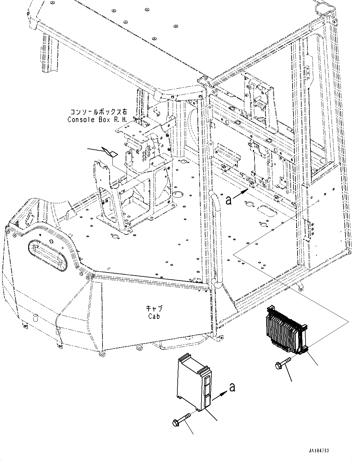 Controller, Monitor 7823-41-4307 KOMATSU