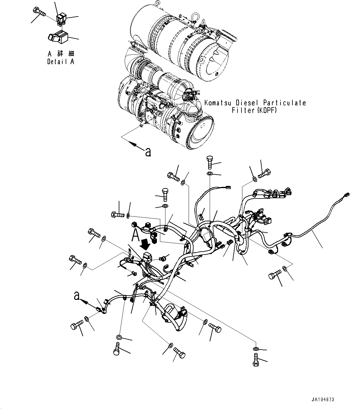 Жгут проводов 13Y-06-25851 KOMATSU