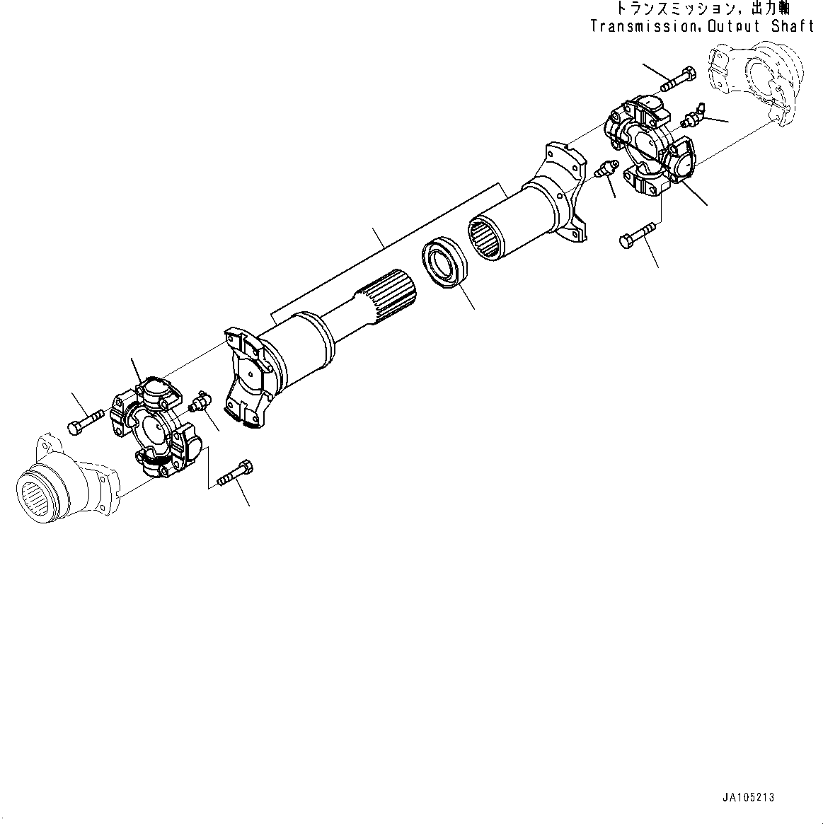Yoke and Shaft 421-20-52650 KOMATSU