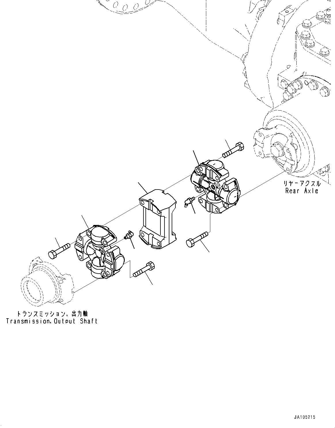 Карданный вал 421-20-54310 KOMATSU