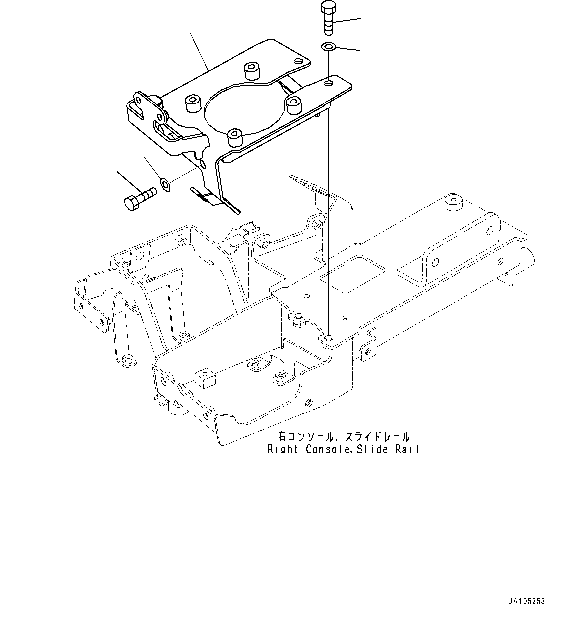 Кронштейн 421-V91-7210 KOMATSU