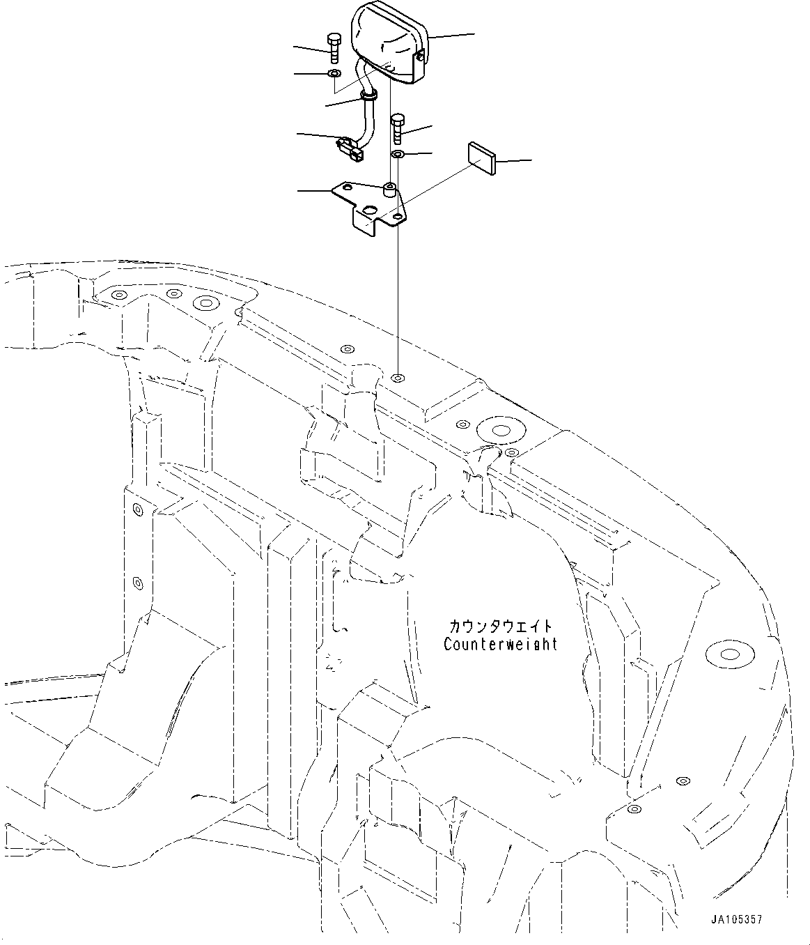 COVER, ASSEMBLY \ \ 22B-06-38290 KOMATSU