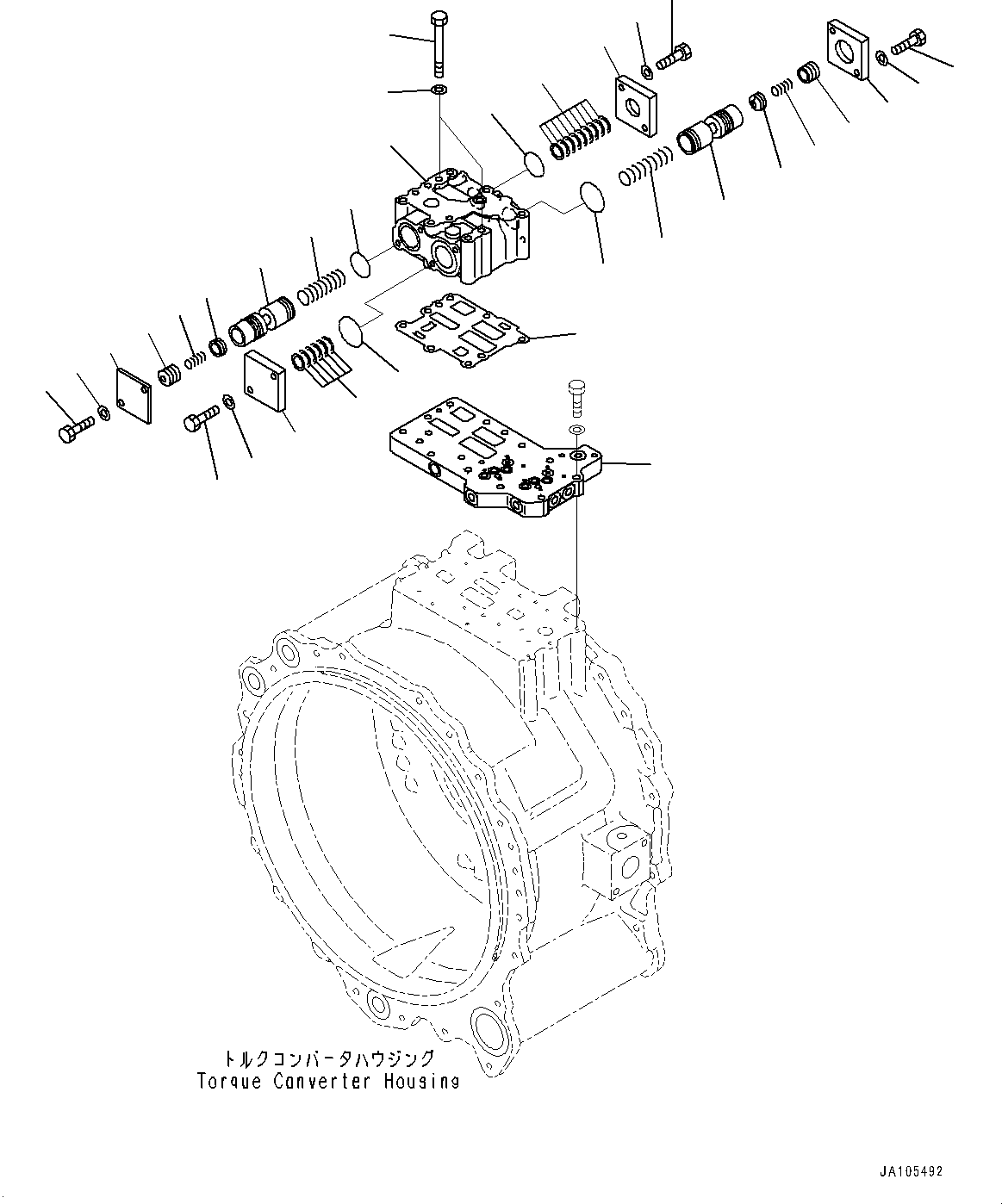 Power Unit Assembly 198-22-80000 KOMATSU