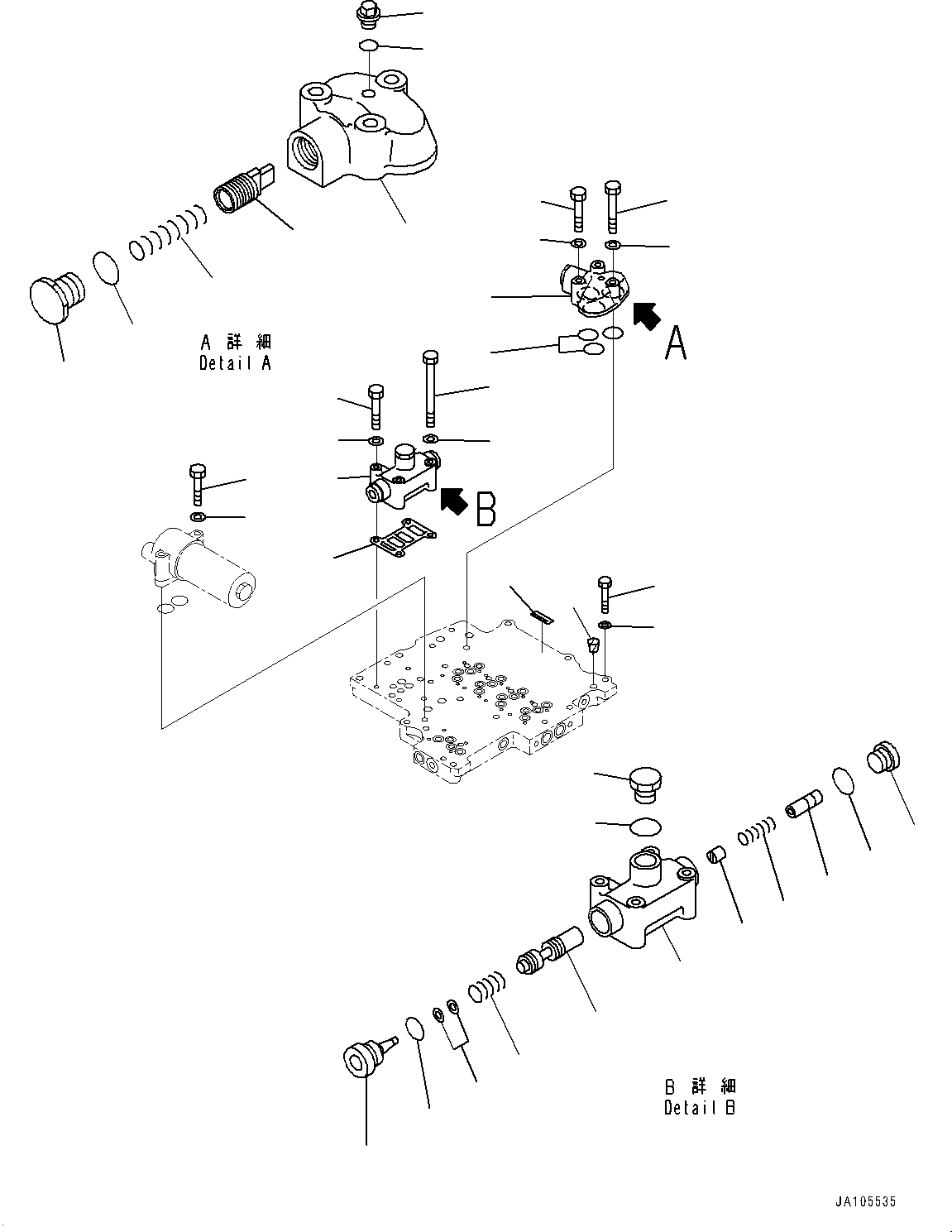 Золотник 198-15-45220 KOMATSU