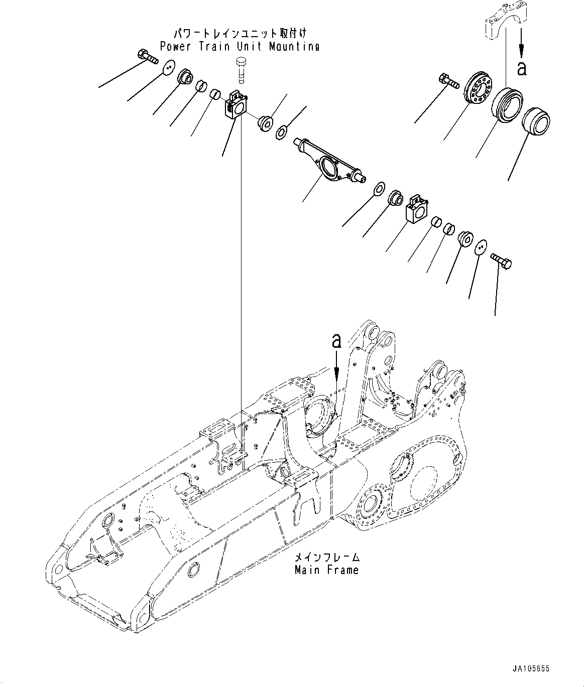 Кронштейн 198-21-65311 KOMATSU