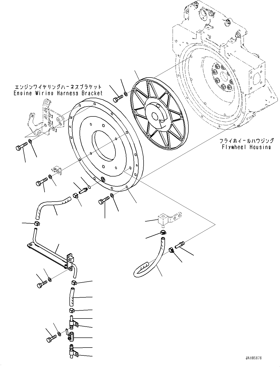 Шланг 07286-01009 KOMATSU