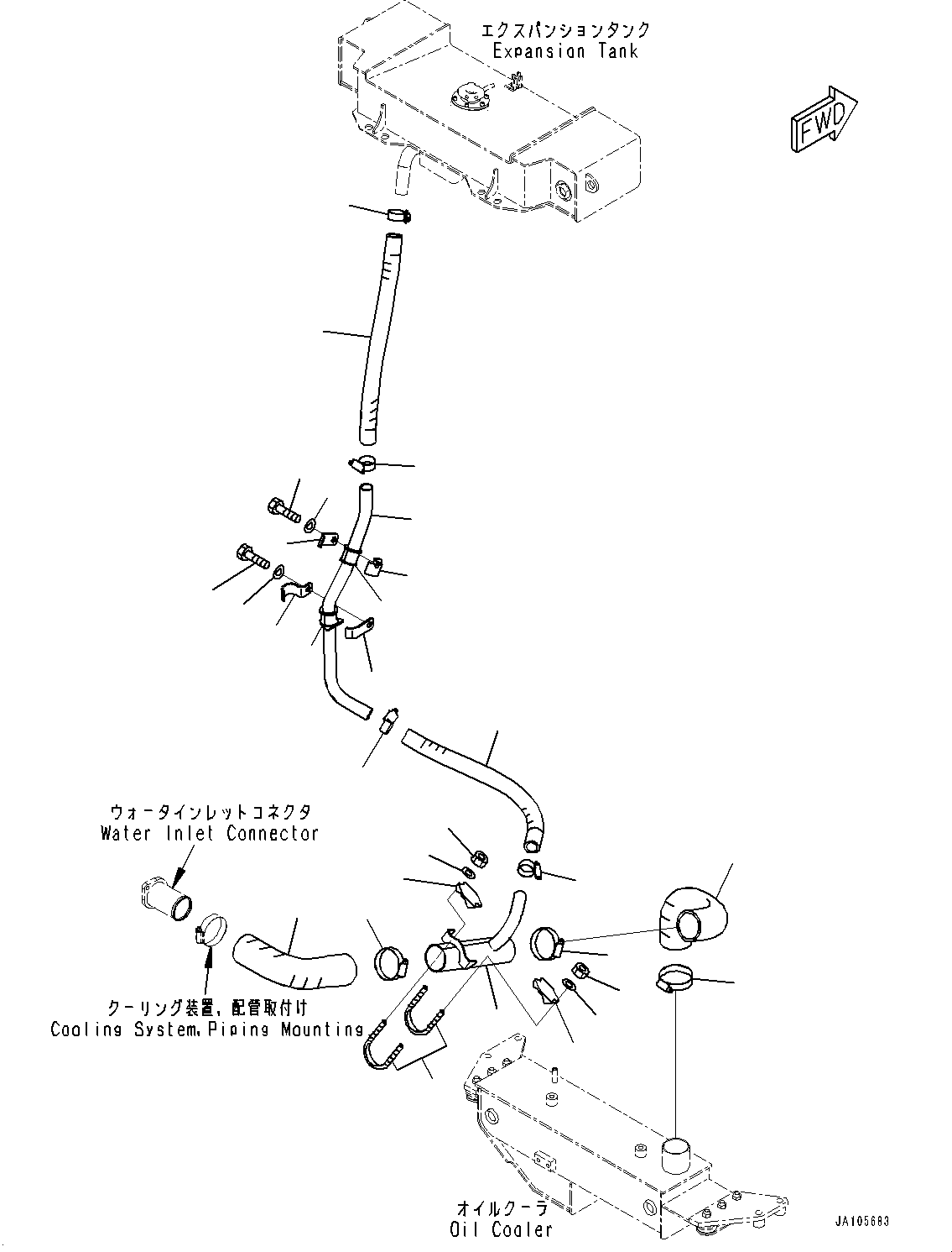 Труба 14X-03-78271 KOMATSU