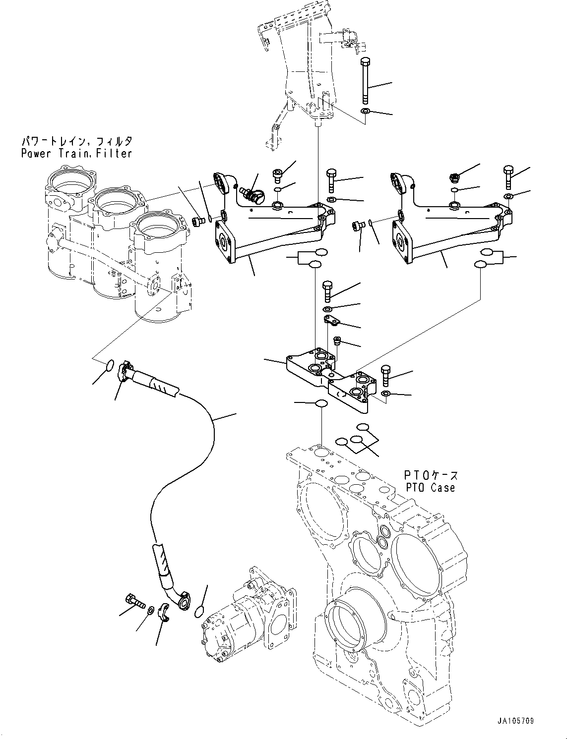 Соединение 195-49-14691 KOMATSU