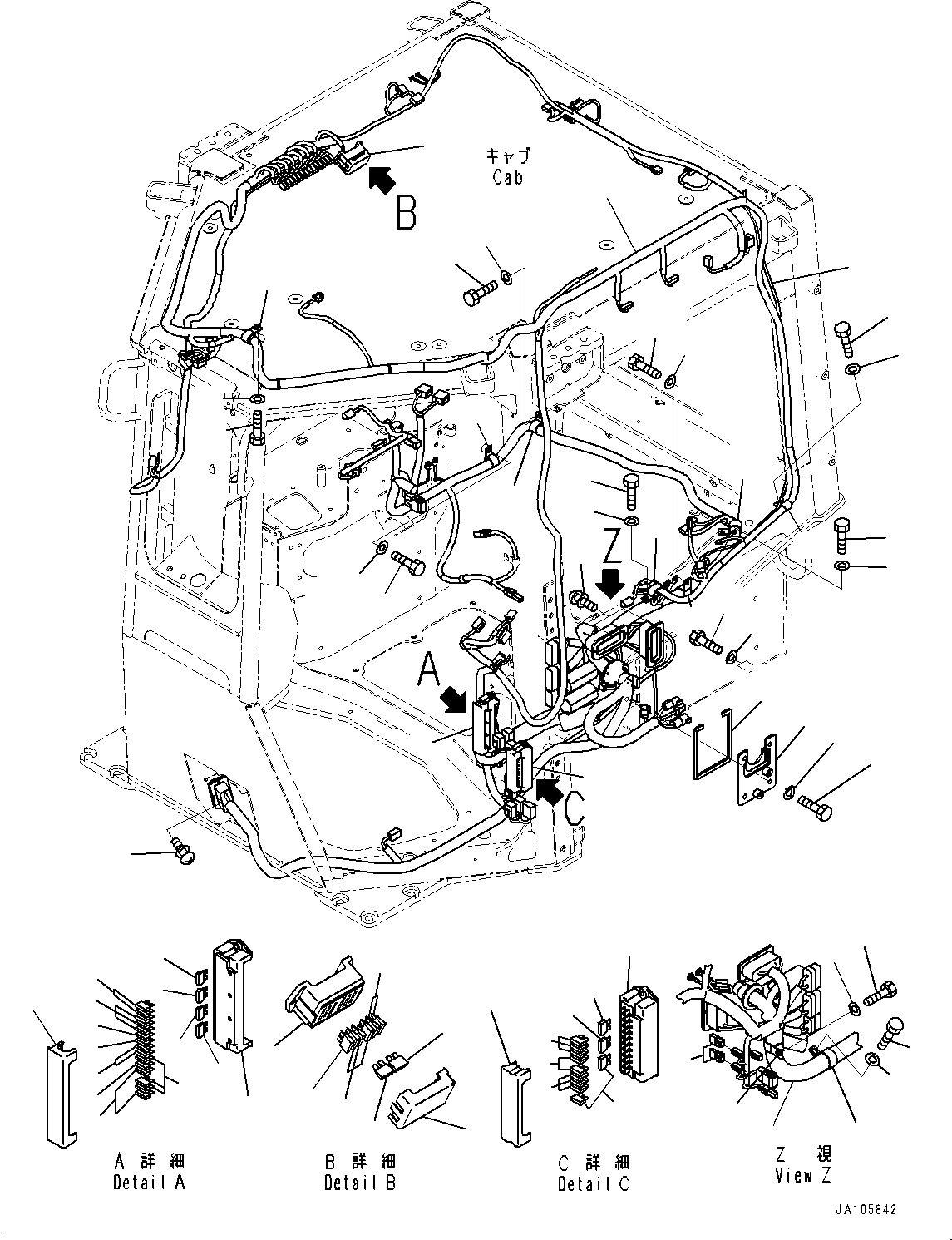 Жгут проводов 14X-06-71491 KOMATSU