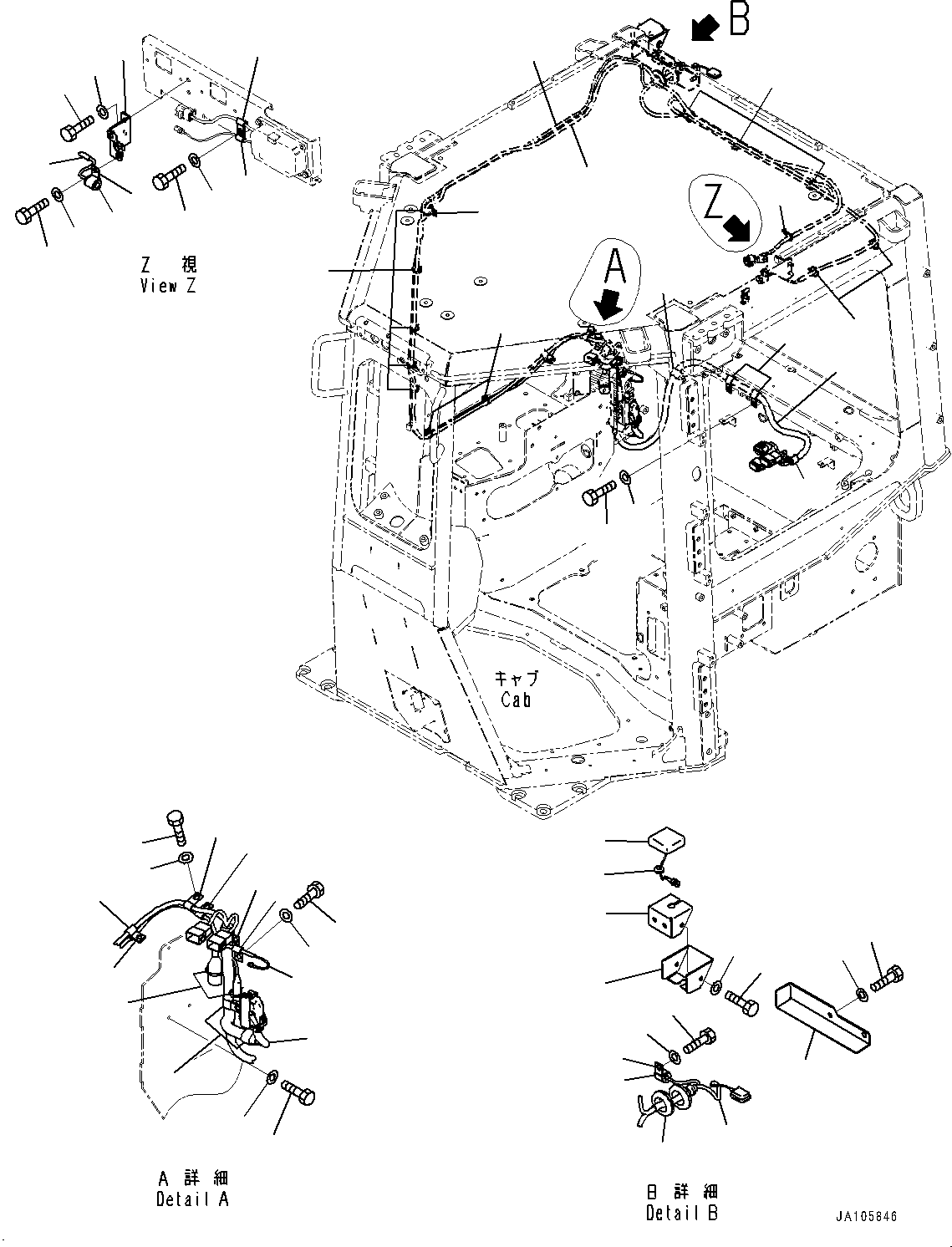 Жгут проводов 17A-06-66341 KOMATSU