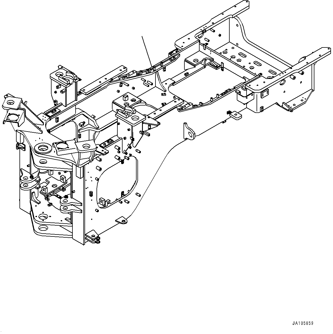 Рама 425-Z89-T231 KOMATSU