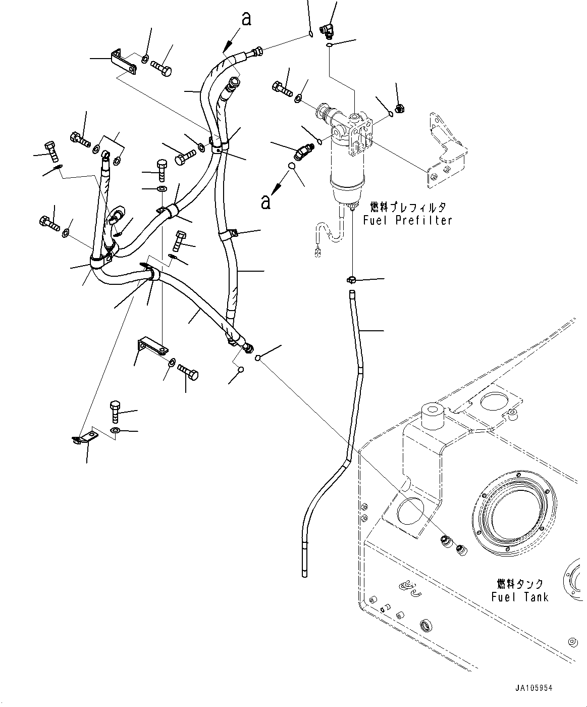 Шланг 423-04-42440 KOMATSU