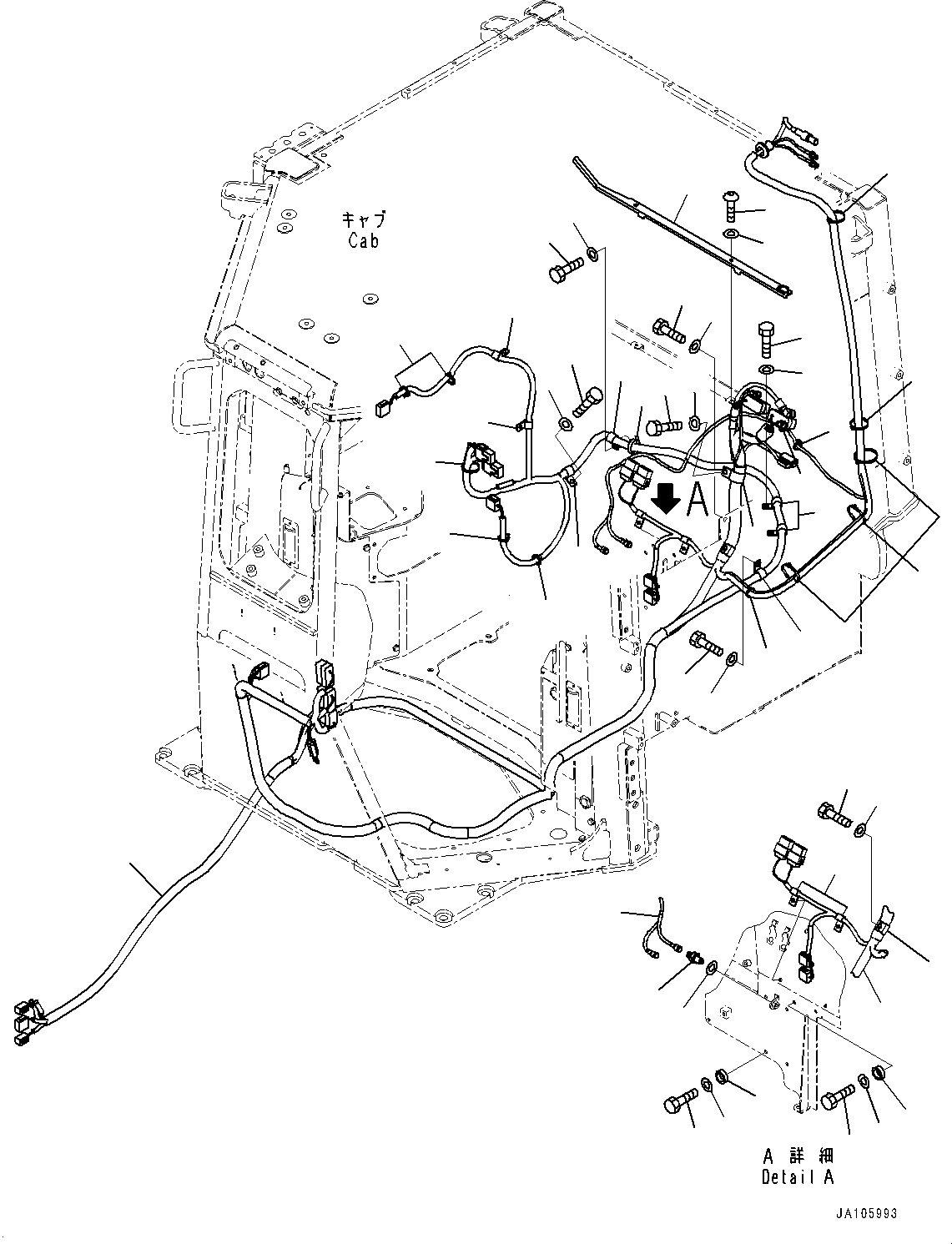 Жгут проводов 154-06-85170 KOMATSU