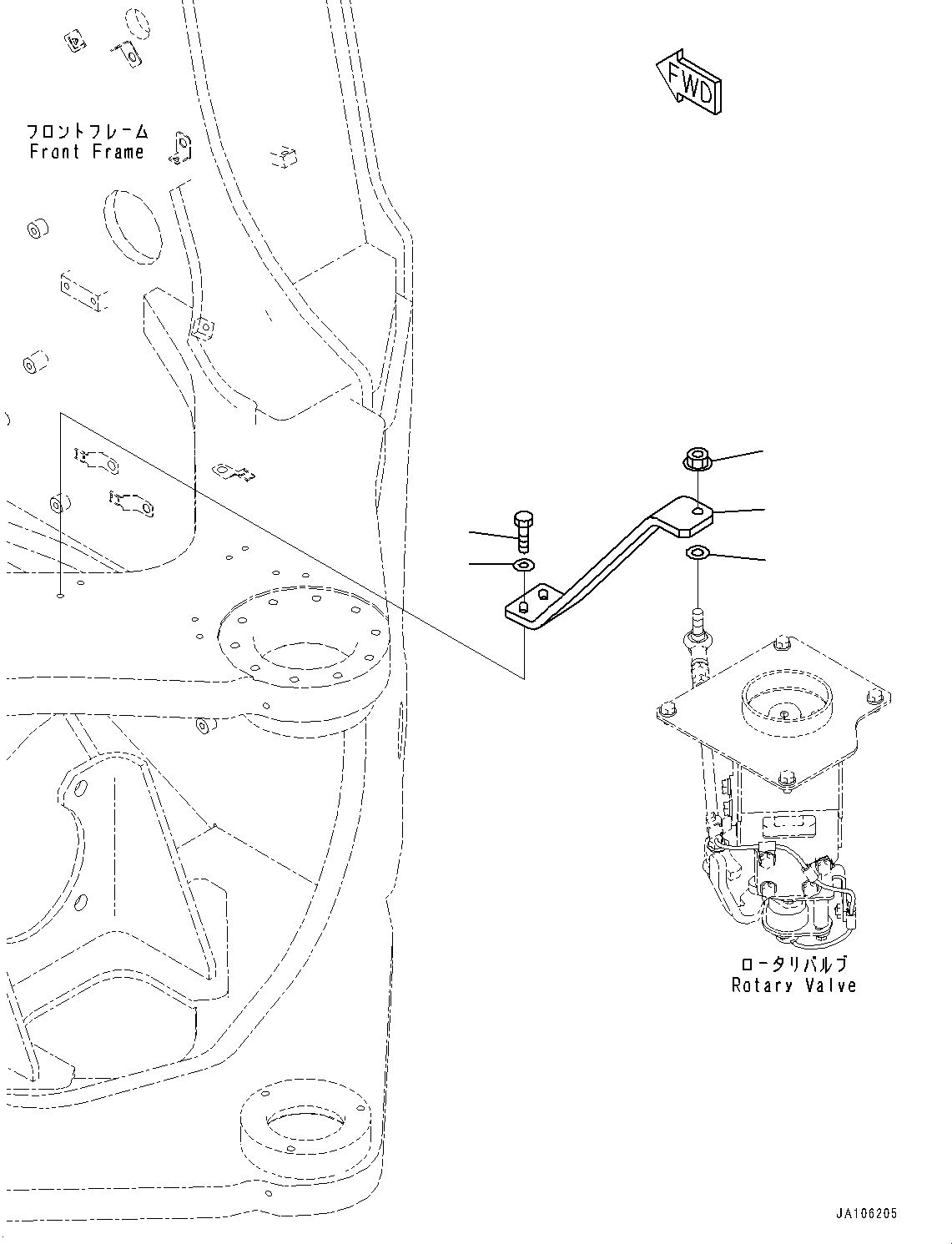Пластина 421-40-74361 KOMATSU