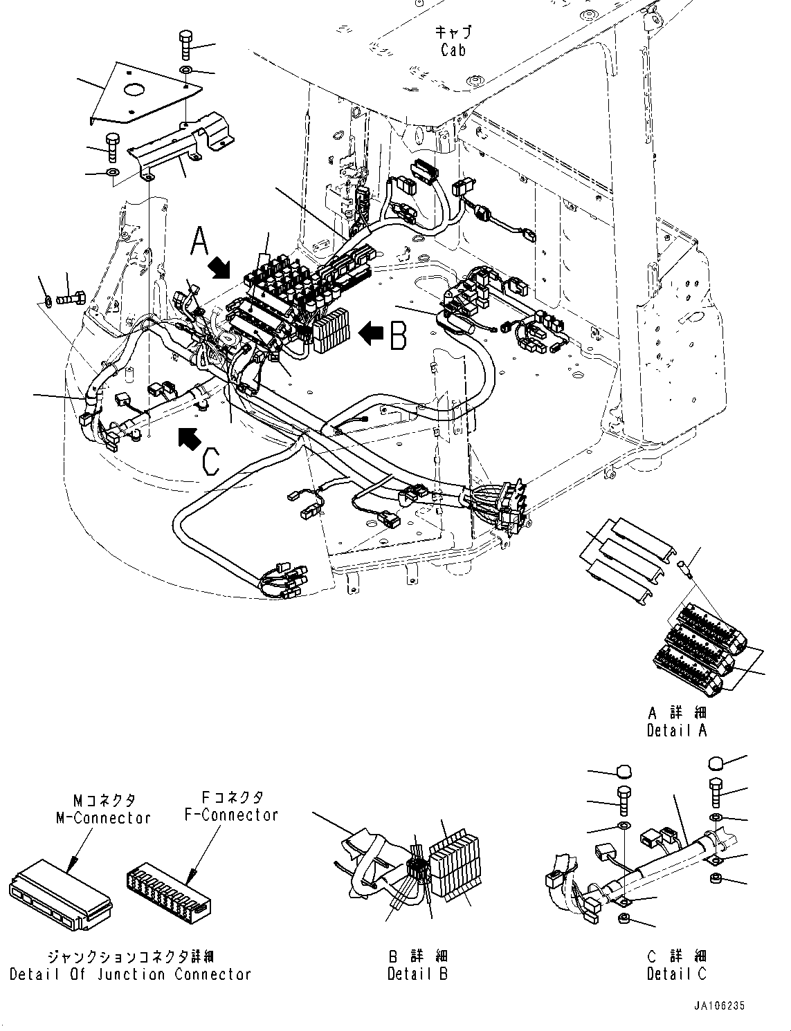 Жгут проводов 421-06-75311 KOMATSU