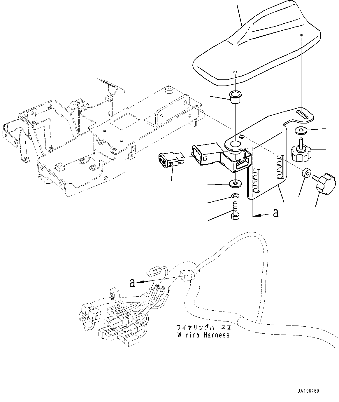Подлокотник 421-40-72641 KOMATSU