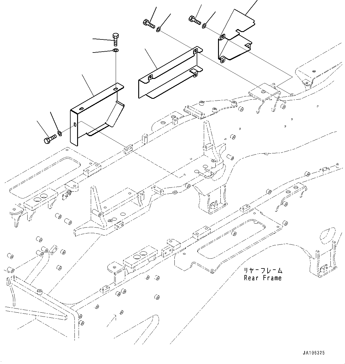 Крышка 23C-04-62740 KOMATSU