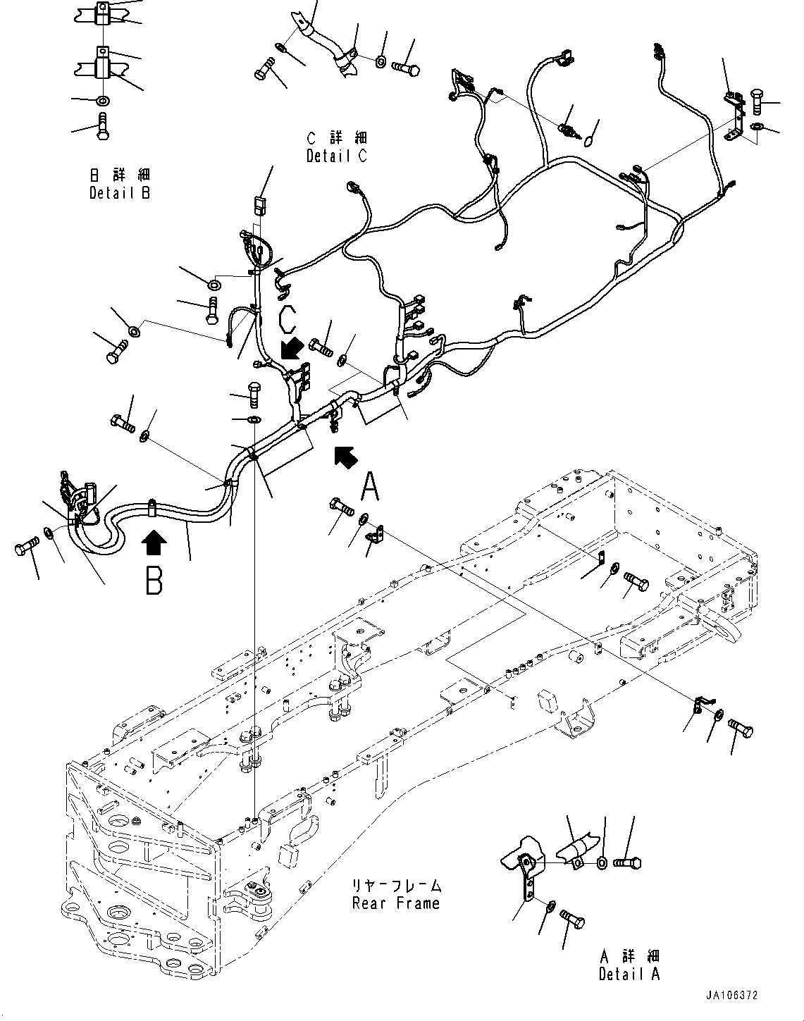 Жгут проводов 23B-06-88121 KOMATSU