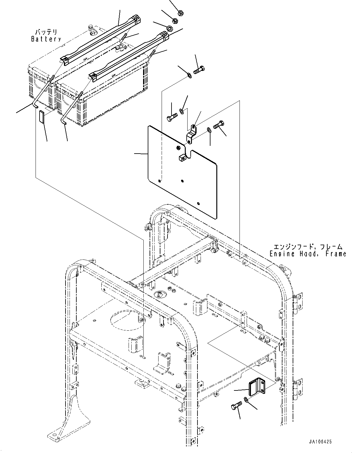 Держатель 23H-06-11620 KOMATSU