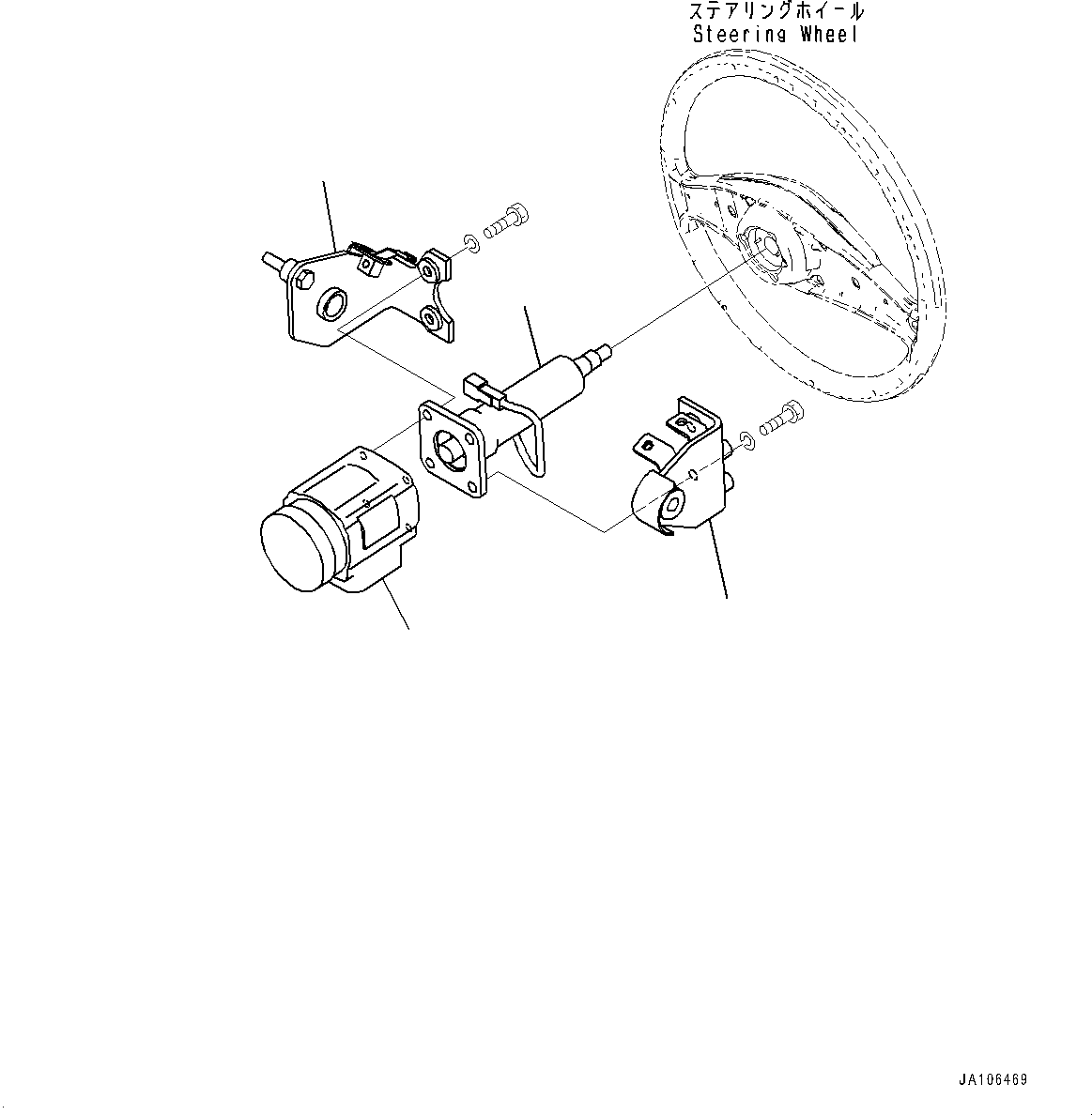 Orbitrol Valve Assembly 23B-40-41102 KOMATSU