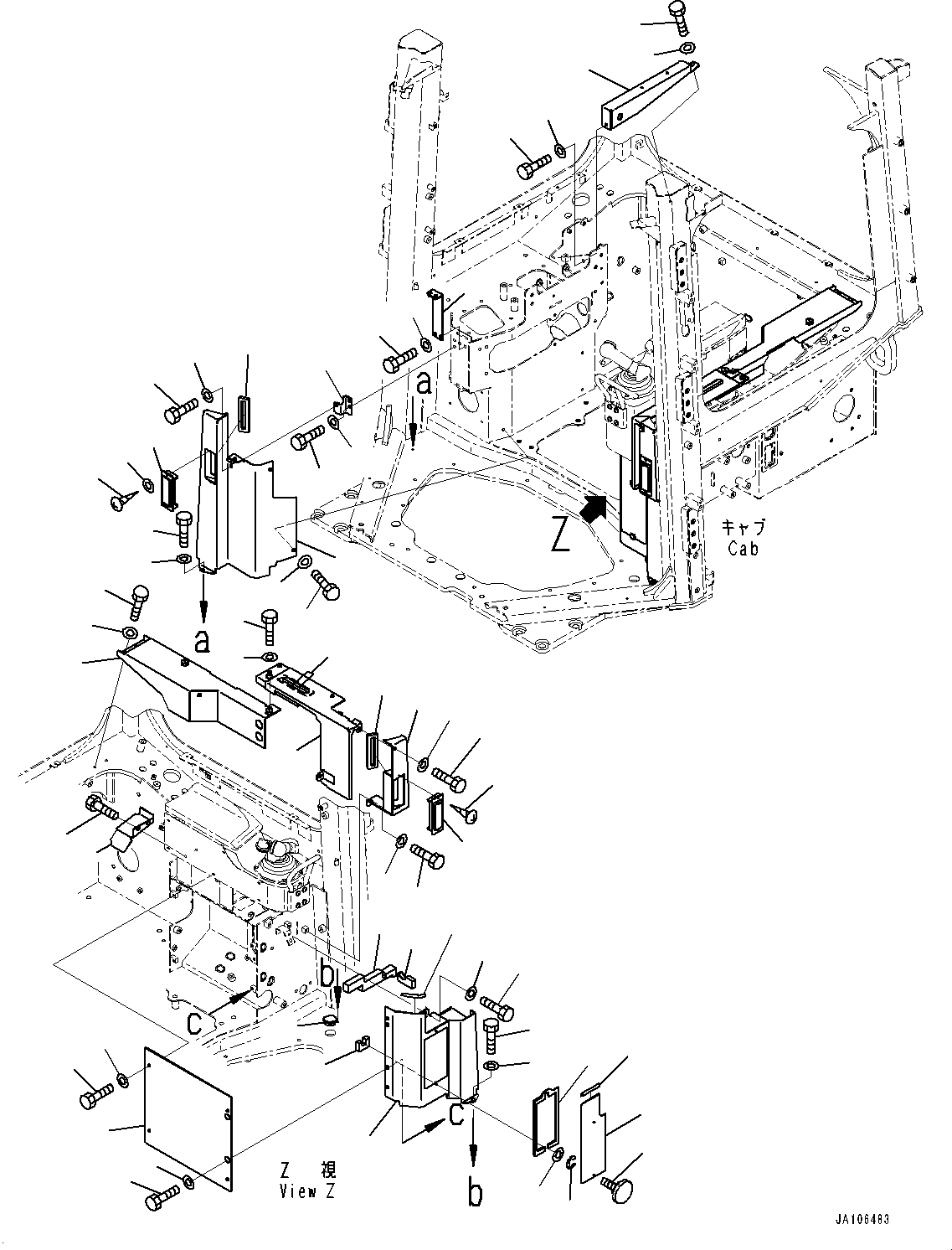 Пластина 14X-54-56482 KOMATSU