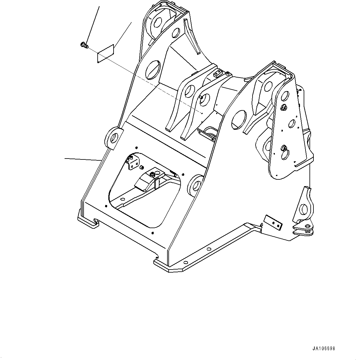 Seat Assembly, Front Frame 419-S96-6680 KOMATSU