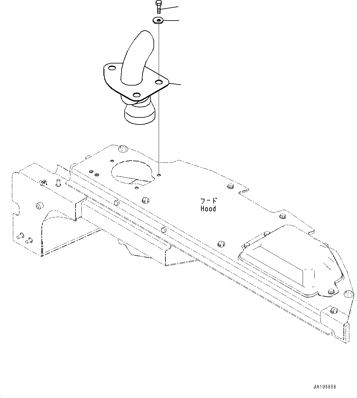 Труба 22P-01-32211 KOMATSU