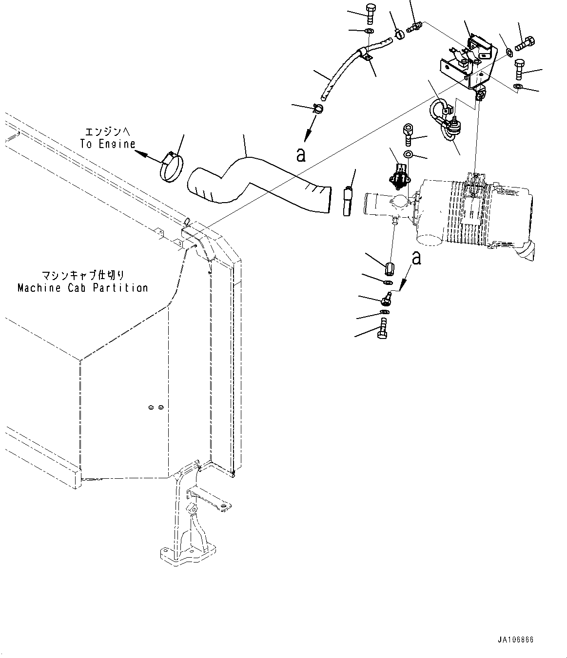 Шланг 22P-01-31390 KOMATSU