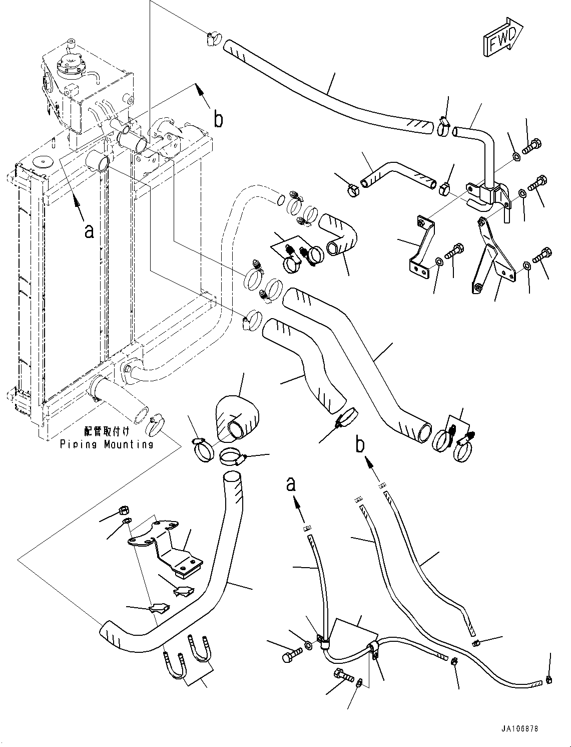 Шланг 22P-03-31333 KOMATSU