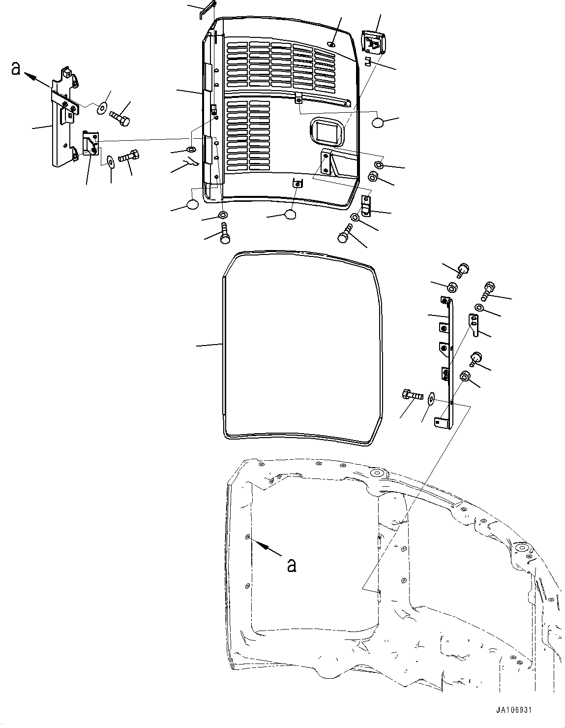 Кронштейн 22P-54-35581 KOMATSU