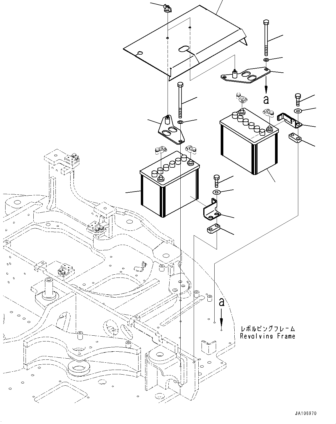 Аккумуляторная батарея 21D-06-31241 KOMATSU