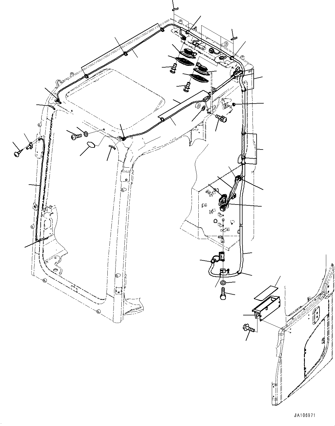 Жгут проводов 22P-06-31661 KOMATSU