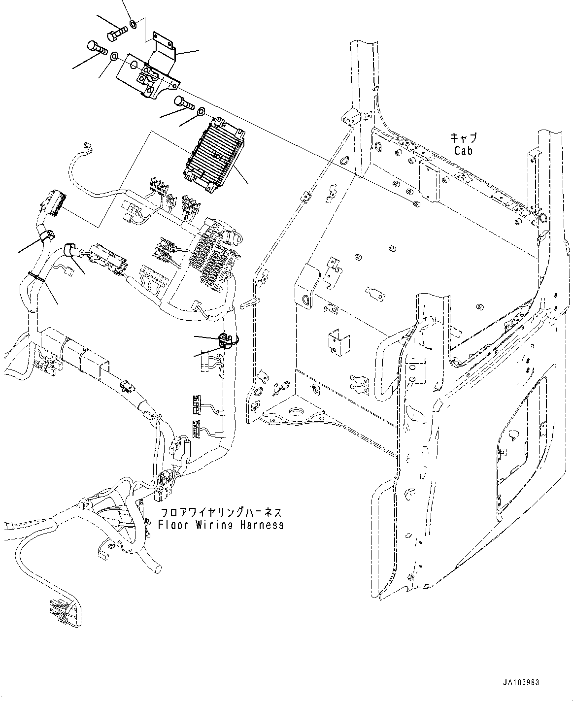 Кронштейн 22P-53-35120 KOMATSU