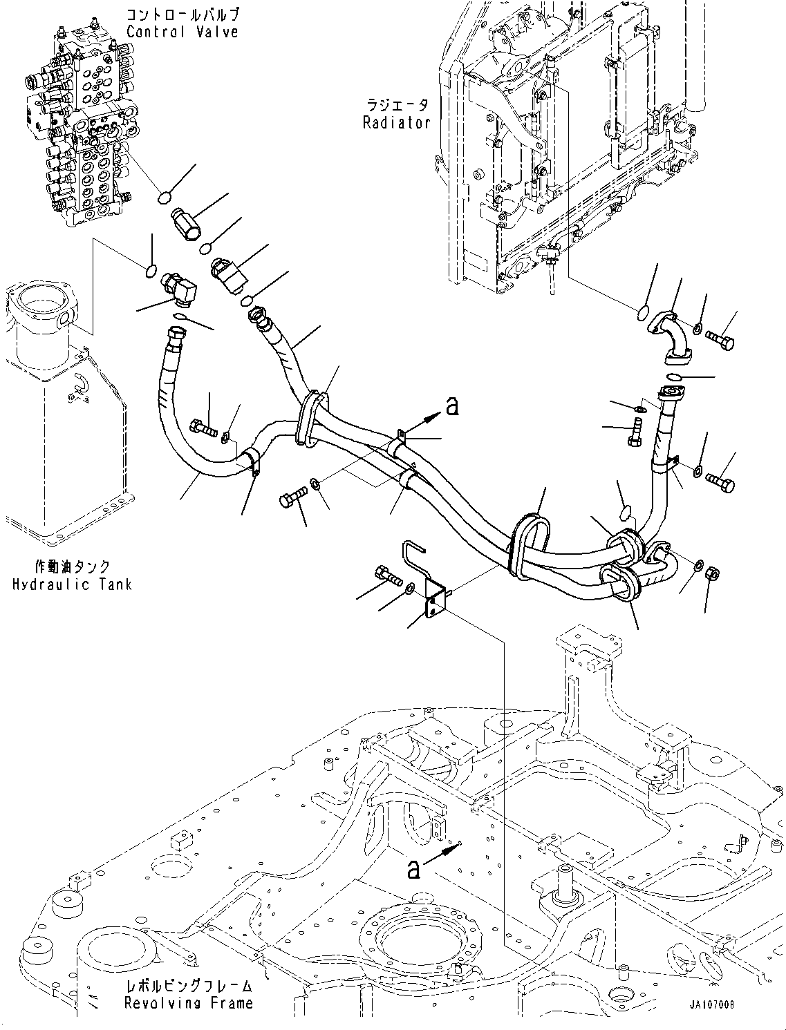 Проходная втулка 22P-62-31330 KOMATSU