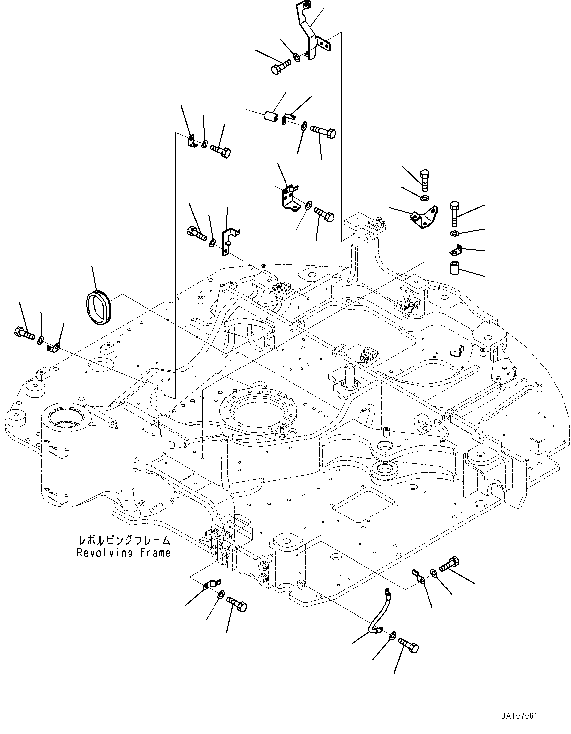 Кронштейн 22P-06-31271 KOMATSU