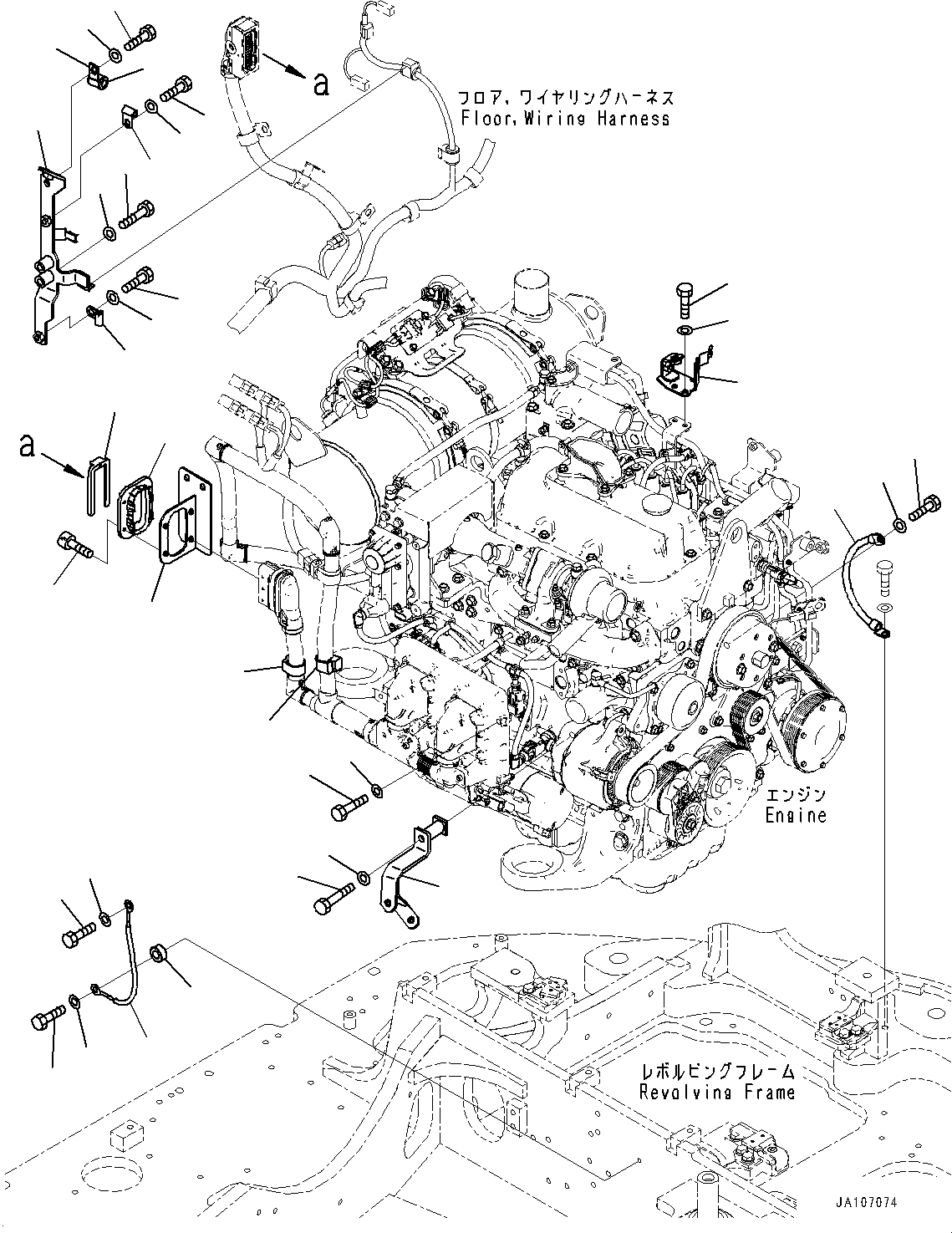 кронштейн 22P-06-31522 KOMATSU