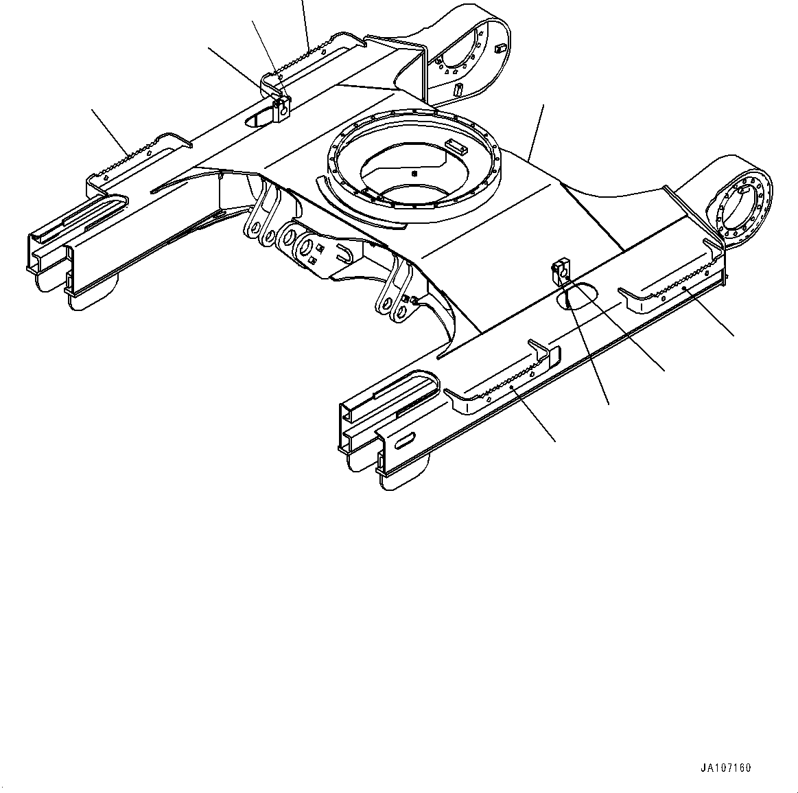 Пластина сварная 22P-30-31E70 KOMATSU