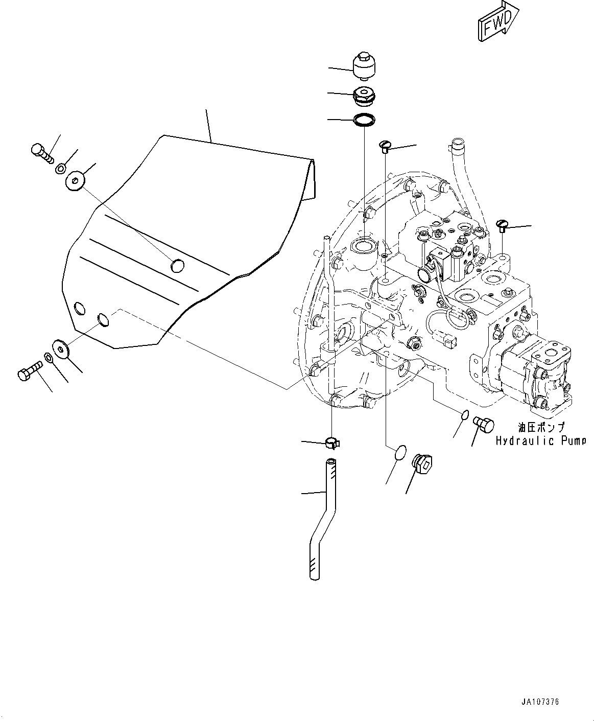 Лист 21W-01-71380 KOMATSU