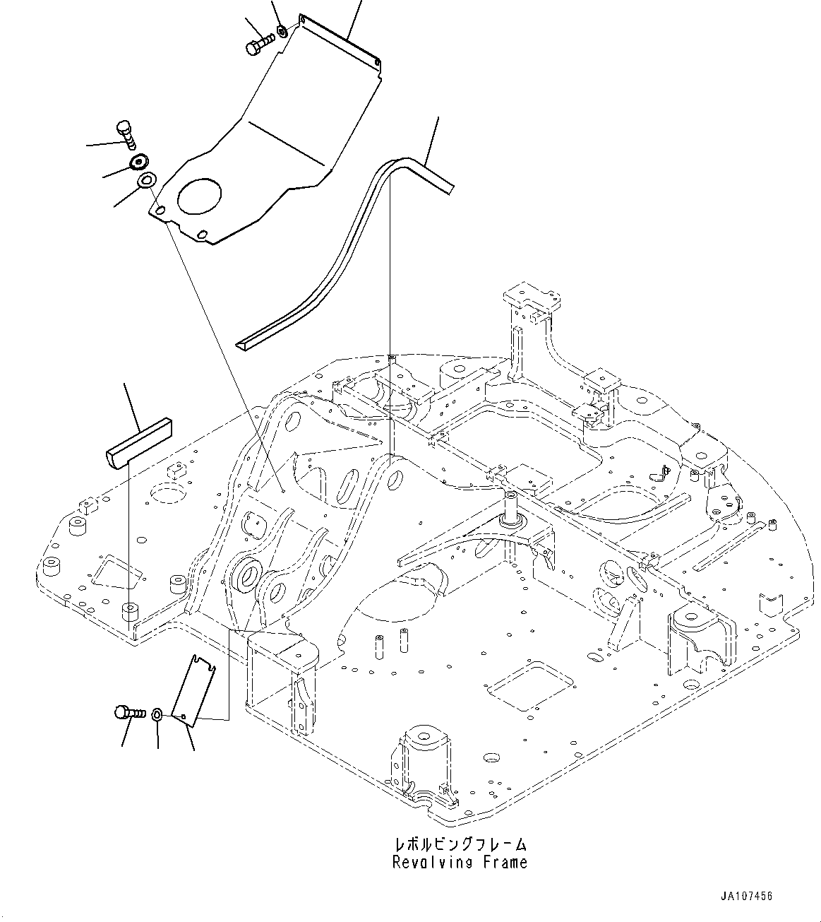 Пластина 21W-54-71910 KOMATSU