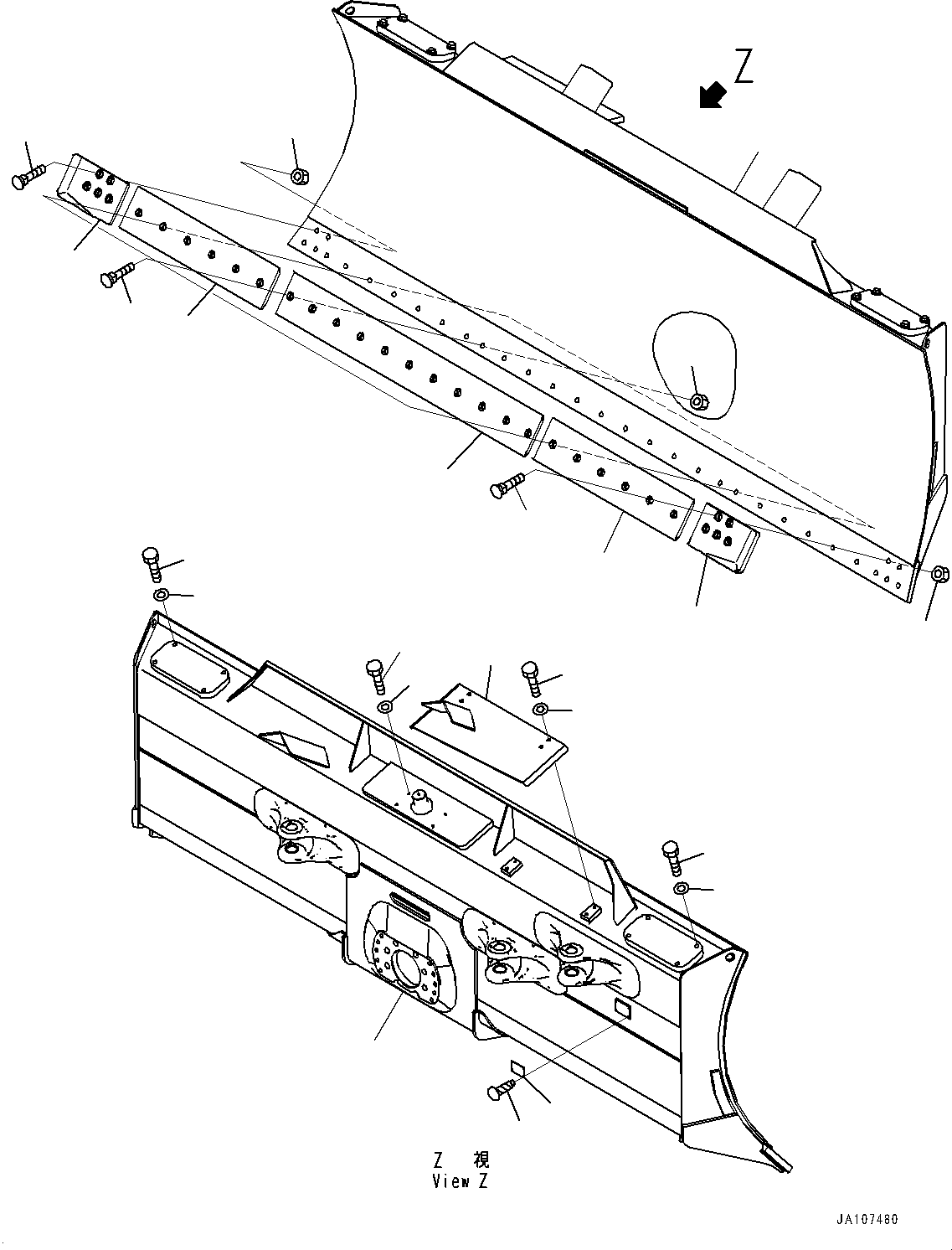 Щётка стеклоочистителя 14Y-72-41501 KOMATSU